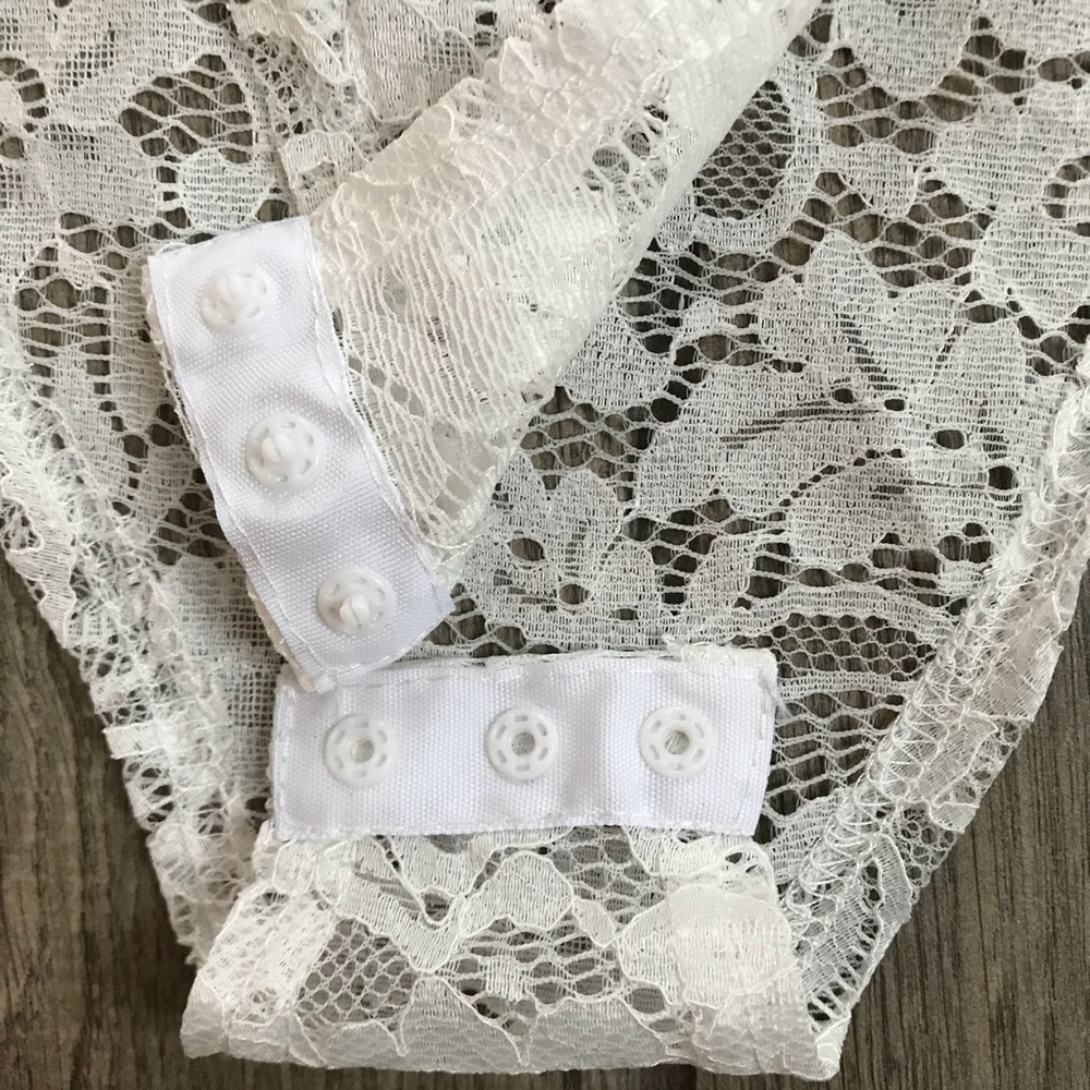Lace bodysuit | White 🔥only2 left! - Picture 7 of 7